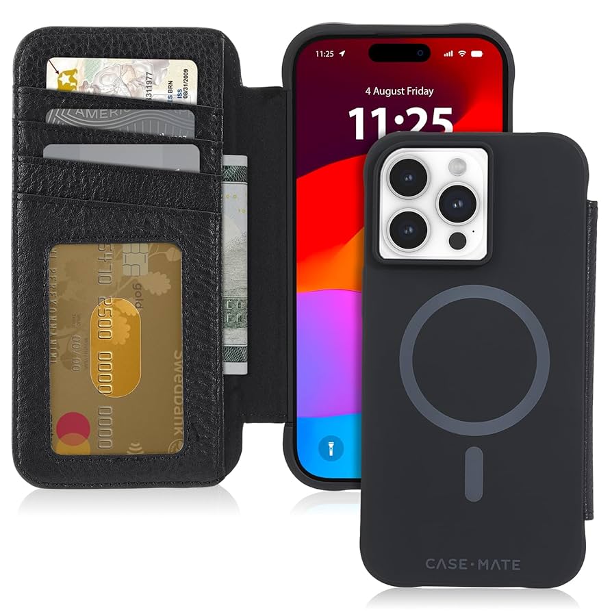 Amazon.com: Case-Mate Wallet Folio iPhone 15 Pro Max Case